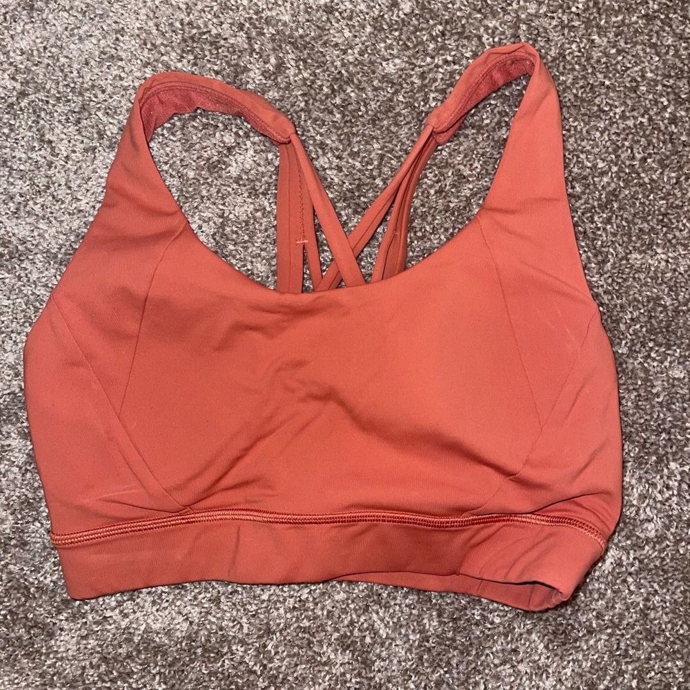 Lululemon coral sports bra. Size 4